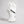 Swany white leather glove with zippered pocket and triplex alpha branding