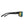 Side profile of Smith sunglasses with matte black frames and reflective yellow and blue lenses