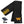 Black Washington Commanders fleece scarf with battery pack and charging cable