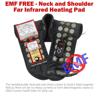 UTK Technology far infrared neck and shoulder heating pad with EMF testing meter