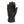 Black insulated glove with textured grip fingertips and Primaloft tag