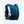 Blue Nathan hydration vest with mesh side panels and adjustable straps