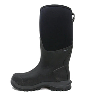 Dryshod black waterproof rubber boot with Hydrokote finish
