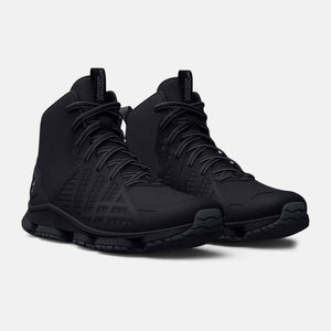 Under Armour black high top athletic sneakers