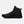 Under Armour black high top training shoe with lace up closure and textured side panels