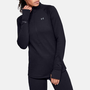 Under Armour black long sleeve quarter zip shirt with thumbholes