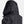 Black Under Armour jacket hood with adjustable drawcord