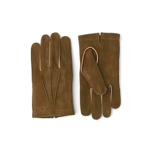 Hestra olive green suede gloves