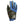 Arctic Reaction blue and black heated glove with power button and logo strap