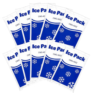AlphaCool CMG-400Z ice packs arranged in a grid