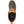 Top view of Muck brown waterproof boot with tan leather accents and lace up closure