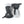 Hestra grey and white insulated winter mittens with adjustable wrist straps