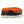 Korkers black slip on shoe with orange and blue trout pattern insole
