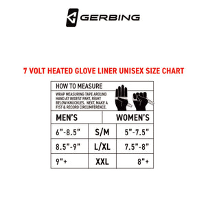 Open Box Gerbing Men's 7V Heated Glove Liners