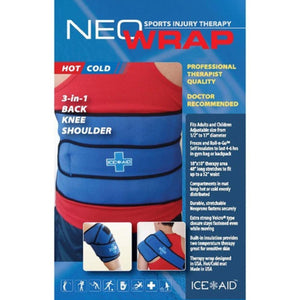 Icy Cools Neo Wrap hot and cold therapy brace for back knee and shoulder