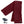 ActionHeat burgundy fleece heated scarf with power bank and charging cable