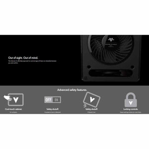 Vornado Velocity 5 Whole Room Heater with Auto Climate - Ice White