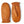 Pair of tan leather mittens with gathered elastic wrists