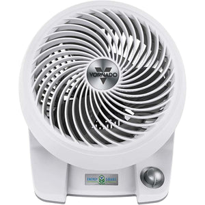Vornado 533DC Polar Energy Smart Small Air Circulator Fan with Variable Speed Control - White