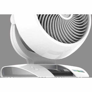 Vornado white air circulator base with digital display and touch controls