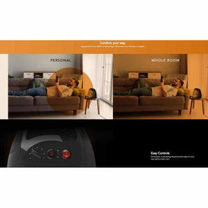 Vornado MVH Whole Room Heater - Black