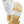Hestra leather work gloves in white and tan