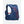 Blue Nathan hydration vest with white line pattern and red logo