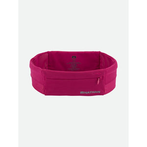 Pink Nathan running waist belt with zippered pocket