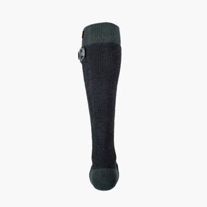 Arctic Volt black heated knee high sock with battery pack attachment