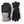 Hestra black and grey CZone ski gloves with yellow stitching