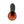 Top view of Dryshod boot with black exterior and bright orange interior lining