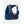 Nathan blue hydration running vest with two front water flasks