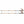 Pair of adjustable copper colored trekking poles with cork handles and wrist straps