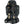 Back view of black FjallRaven Kajka 65 backpack showing wooden frame and adjustable straps