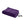 Folded purple electric heated blanket with two digital controllers
