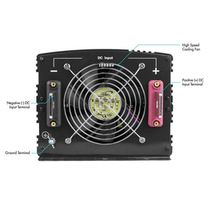 Wagan ProLine 12V 10000W Power Inverter with Remote Switch
