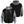Gerbing black and grey zip up hoodie with front and back view