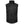 Black softshell heated vest with front zipper and side pockets