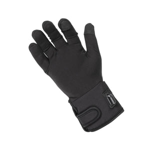 Tourmaster black heated motorcycle glove with wrist power button