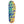 Korkers replacement insole with a yellow and blue fish scale pattern