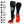 ActionHeat black heated socks with feature list including wool blend 5 hour battery life and 3 heat settings