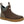 Brown Xtratuf ankle boot with tan sole and grey collar