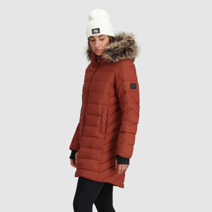 Outdoor Research Women's Coze Lux Down Parka (Bone, XS)