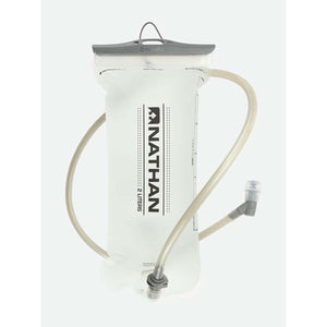 Nathan 2 liter hydration reservoir with drinking tube and bite valve