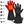 ActionHeat battery powered heated fleece gloves with feature icons
