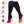 Black rechargeable heated socks with wireless remote control and six hour battery life