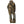 Womens camouflage hunting jacket and pants set with solid olive green knee panels