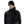 Mannequin wearing a black Glovii heated beanie and scarf