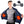 Man wearing ActionHeat heated vest with visible glowing heating elements