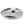 Stainless steel round grill insert with central burner cap